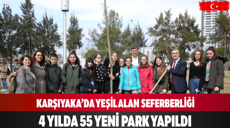 Karşıyaka’da Yeşil Alan Seferberliği: 4 Yılda 55 Yeni Park Yapıldı